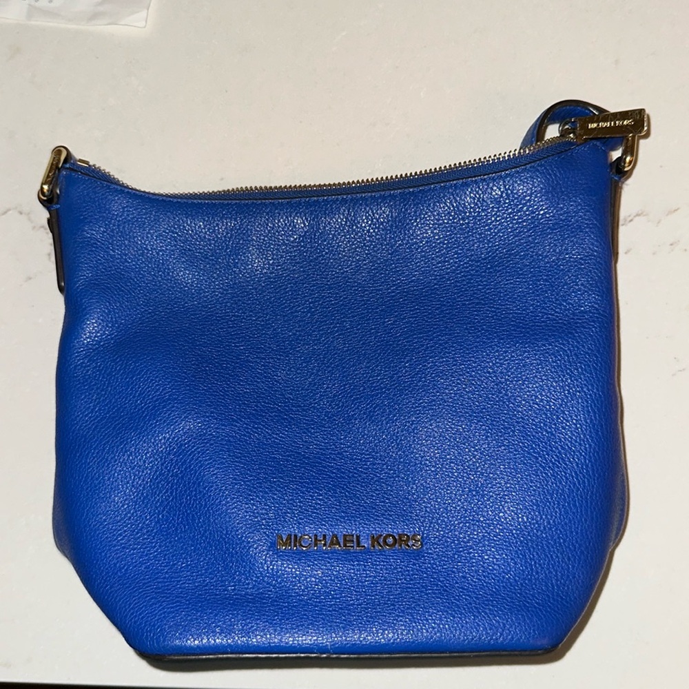 Blue Michael Kors crossbody